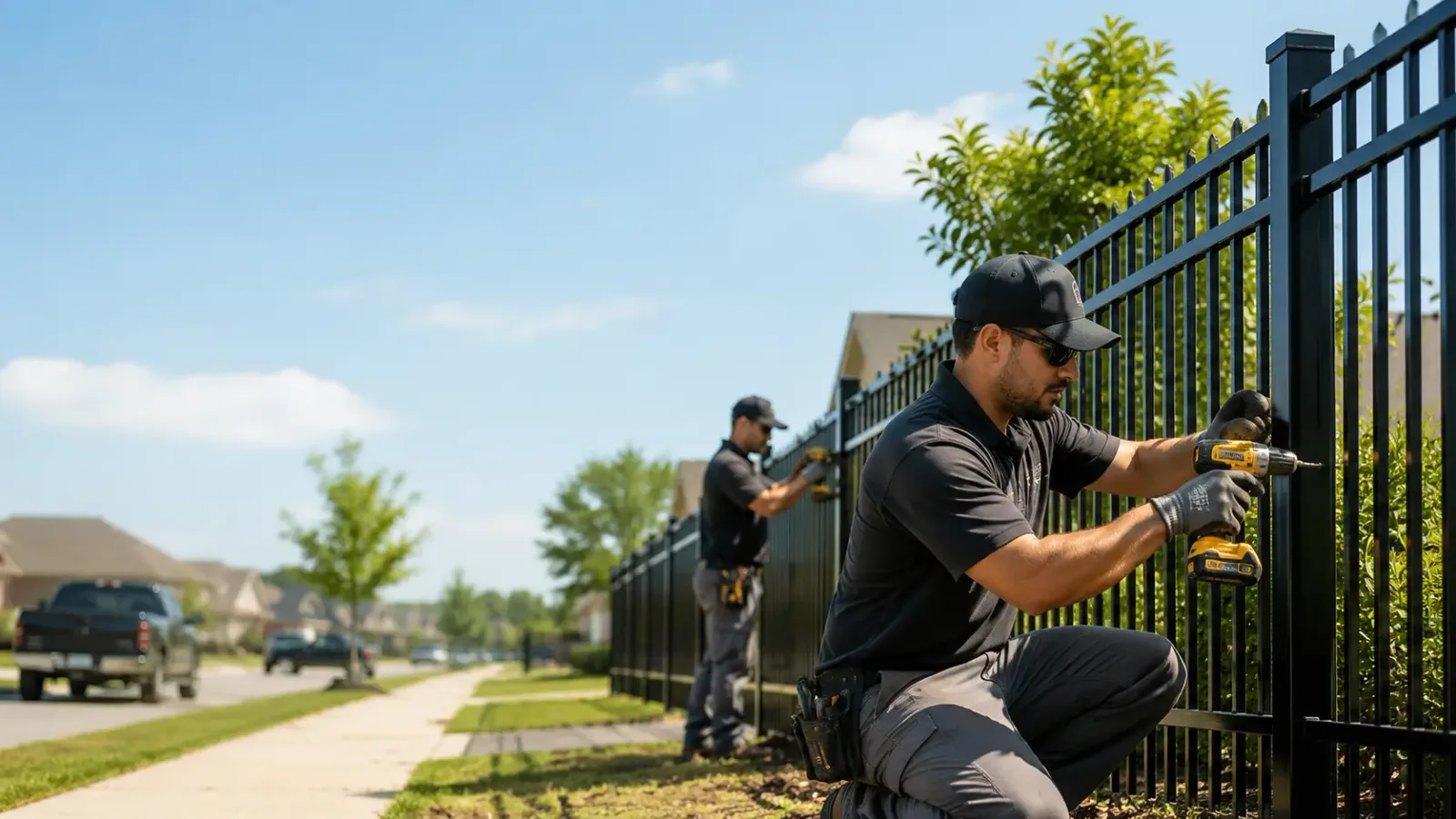 Metal Fence Installation in Oakford, IL